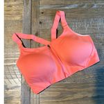 All In Motion  Coral Pink‎ Sports Bra Front Zip Padded Support Women 40D Photo 0