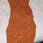Hello Molly Orange Bodycon  Dress Photo 0