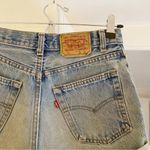 Levi's 701 Student Vintage 90s Wedgie Fit Jean Shorts Size 26 Photo 6