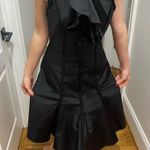 Badgley Mischka  sleeveless black dress sz S halter Photo 3