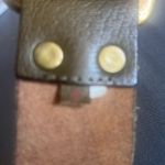 Lucky Brand Embroidered Cream and Brown Belt Photo 2