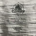 Disney  Minnie Mouse Ears White V-Neck Logo Shirt Size Med EUC #1643 Photo 2