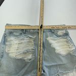 Good American Shorts Womens 16 Distressed Denim Frayed Hem Ripped GNISC206T1383 Photo 5