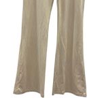 Cotton Blend High Waisted Cream Flare Stretch Pull On Legging Pants Womens XS Photo 5