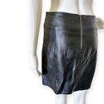 The Impeccable Pig Black Leather Skirt Photo 3
