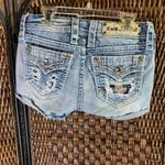 Rock Revival  Fay Distressed Rhinestone Bling Shorts size 26 Photo 3