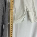 Lush Clothing Lush Button Down Long Sleeve Shirt Long Tie Medium White Photo 2