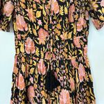 Soft Surroundings  Marissa Tassel Tiered Floral Maxi Dress Size 6 Photo 6