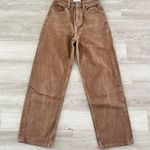 Motel Rocks Denim Parallel Jeans Rich Brown Size XXS Photo 0