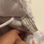 White Corset Floral Off the Shoulder Dress Size S Photo 11