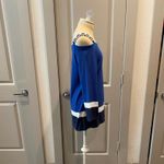 Etcetera blue cold shoulder top Photo 7