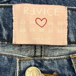 Revice Denim Patchwork Jeans Womens Size 25 High Rise Straight Leg Blue Photo 4