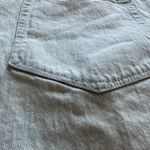 Good American Light Wash Distressed Bombshell Denim Short in Blue648 Size 20 NWT Photo 14