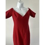 Cinq à Sept 5 a7 Cinq A Sept Crimson Red Birch Dress, Sz 4 - Sexy Chic Bodycon (b1) Photo 2