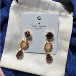 Kate Spade  Perfectly Imperfect Linear Earrings, Berry-multi, NWT $68 Photo 0
