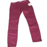 Free People fuschia pink jeans zipped ankles size 24 Photo 1