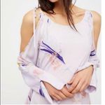 Free People FREE PEOPLE BOHO LILAC CLEAR SKIES COLD SHOULDER TUNIC DRESS Photo 1