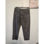 Lee Shein Jeans Size Large High Rise Stretch Mom Jean Black Acid Wash Photo 1