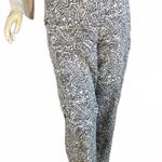Talbots  WOMAN BLUE AND BEIGE PAISLEY PRINT PANTS NWT (26W) Photo 0