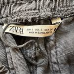 ZARA NWOT  Stretchy Cargo Pants Gray Small S Photo 6