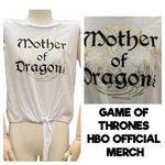 Game of Thrones HBO Danaerys Targaryen Mother of Dragons crop top / S / NWOT Photo 1