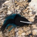 Vibrant Feather Hair Accessory Blue Photo 1