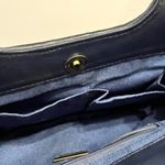 Ashneil Vintage Elegant Navy soft Leather Handbag Blue Photo 3