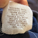 VTG North Carolina UNC Tar Heels Embroidered Floral Sweatshirt Large USA Blue Photo 4