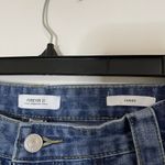 Forever 21  Cargo medium blue washed wide leg high waist denim jeans size 28 Photo 2