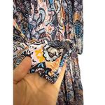 TAJ by Sabrina Crippa Paisley Beaded Midi Dress Sz. S Photo 9