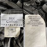 Hot Cotton Vintage Black White Striped Slinky Tank Top Small Multiple Photo 3