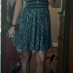 Lulus NWT Blue Metallic Mini Dress Photo 2