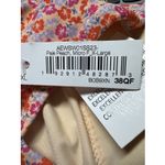 Amazon Essentials Size XL One Piece Swimsuit Orange and Pink Floral on a Peach Photo 5