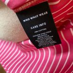 Who What Wear Cotton Stripe Long Sleeve Bow Accent Dress Photo 2