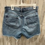 Old Navy Distressed Dad Denim Jean Shorts 5” Women’s Size 4 Photo 2