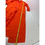 L'Agence NWOT L’AGENCE Cameron Long Shirt Dress Cherry Tomato Linen Belted Womens Size S Photo 7