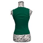 ZARA  Ribbed Kelly Green Crop Tank Top S Y2K Coastal Boho Preppy Fairy Hippie Photo 3