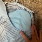 Timing  Light Blue Striped Bodysuit Photo 3