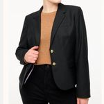 NWT J. CREW Original Schoolboy Blazer Black Size 22 AZ565 Photo 0