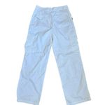 ZARA  White Cargo Pants Utility Pockets Straight Leg Casual size M Photo 2