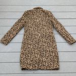 Kendall + Kylie Faux Fur Single Button Long Trench Coat Size Small Photo 14