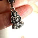 Blue aventurine Buddha pendant necklace Photo 6