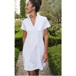 Frank & Eileen White Lauren Polo Heritage Jersey Dress Size XS NEW 100% Cotton Photo 1