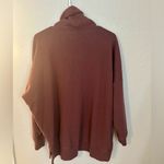 Aerie  Deep Burgundy Cowl Neck Oversized Sweater Size S | Cozy Winter Pullover Photo 3