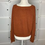 Forever 21 Rust Orange Knit Crew Neck Sweater Size Large Photo 2