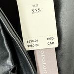 Anthropologie The Somerset Faux Leather Embroidered Cutwork Maxi Dress, Size XXS Photo 12