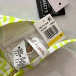 Salt & Cove Juniors Bikini Top O Ring Triangle Animal Print Lime Green M Size M Photo 4