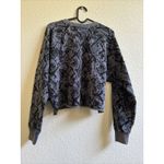 Joy Lab Black Snake Odyssey French Terry Crew Neck Pullover‎ Sweatshirt Size S Photo 8