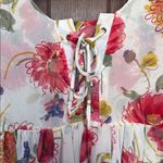 Fun & Flirt  Floral Blouse - White and Pink Photo 4