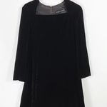 VINTAGE 70s CHUCK HOWARD Long Sleeve Velvet Dress Size M Photo 2